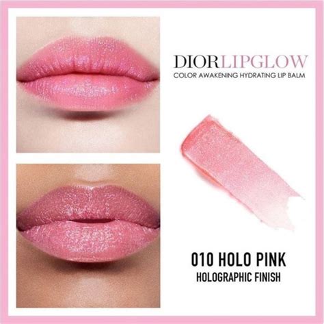 dior lip oil holo pink.